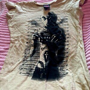 Too Fast Brand -Nosferatu- Vampire -mug shot Tee